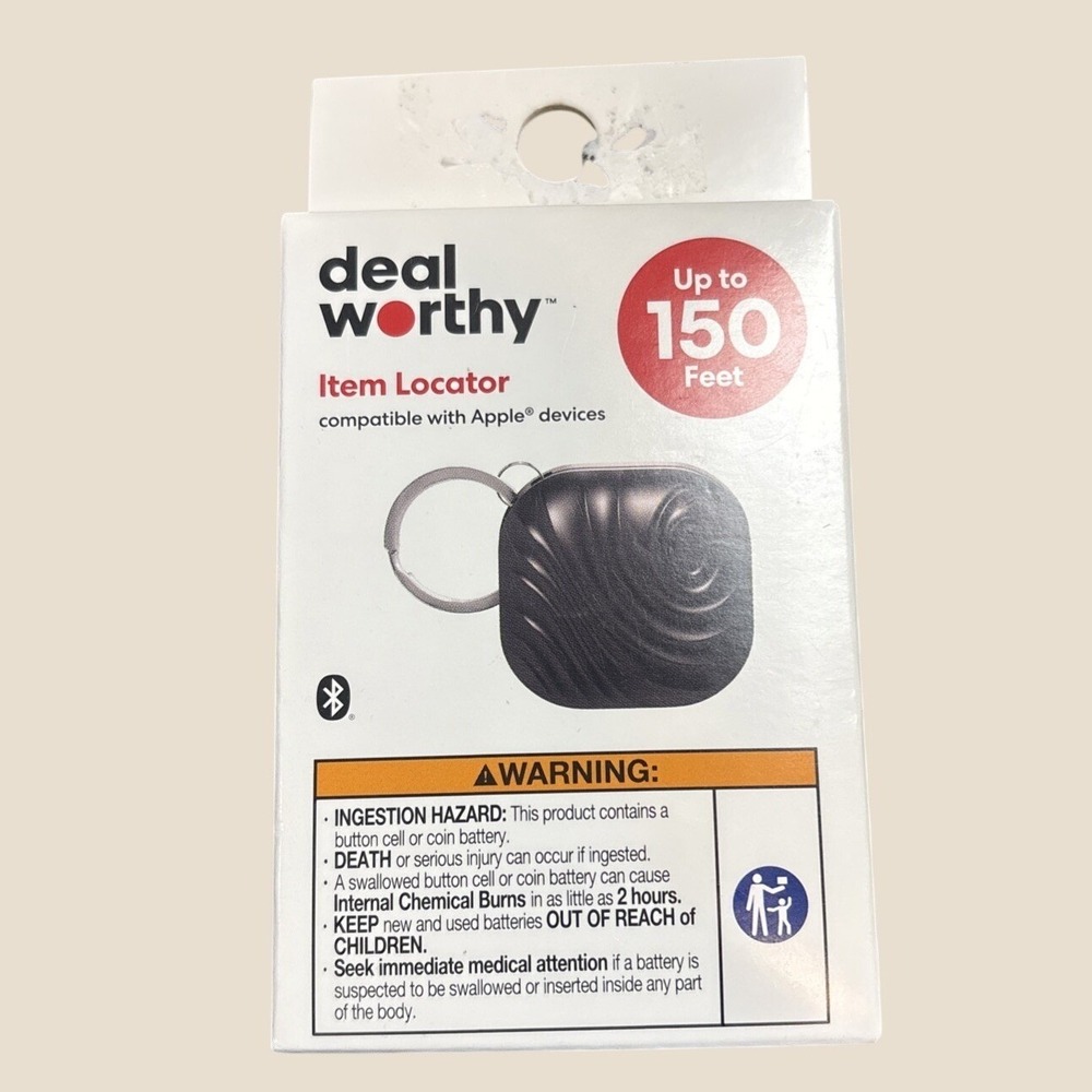 Deal Worthy Target‎ Item Locator Key Chain Ring For Apple Devices Find My NEW